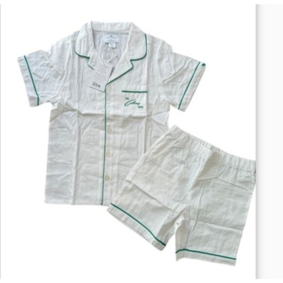 Petite Plume The Colony Hotel Childrens Pajama Set Size 12 Short Slevee - Picture 1 of 8